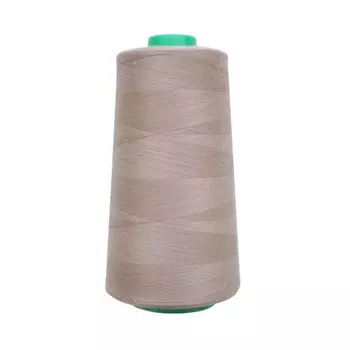 Нитки промышленные 50/2, для тонких тканей, 5000 ярд (262 светлый грязно-розовый)