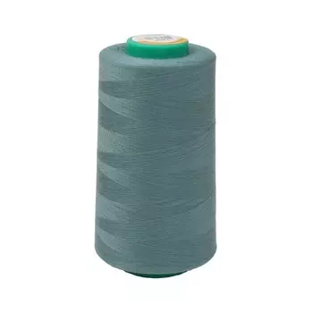 Нитки промышленные 50/2, для тонких тканей, 5000 ярд (107 серо-голубой)