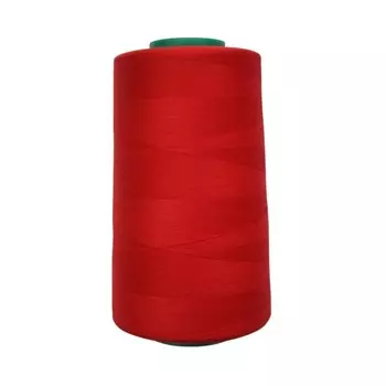Нитки промышленные 50/2, для тонких тканей, 5000 ярд (242 алый)