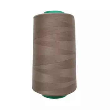Нитки промышленные 50/2, для тонких тканей, 5000 ярд (175 коричневый.дым)