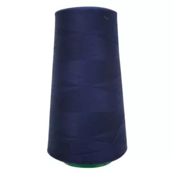 Нитки промышленные 50/2, для тонких тканей, 5000 ярд (374 черничный)