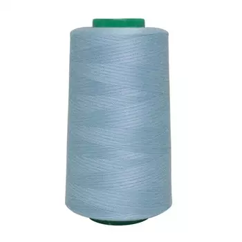 Нитки промышленные 50/2, для тонких тканей, 5000 ярд (085 голубой.лед)