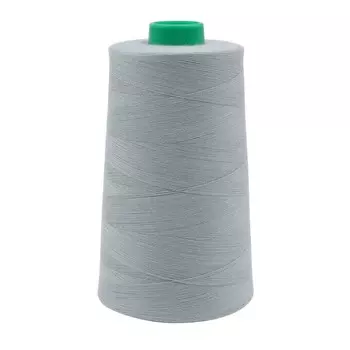 Нитки промышленные 50/2, для тонких тканей, 5000 ярд (189 светлый серый.иней)