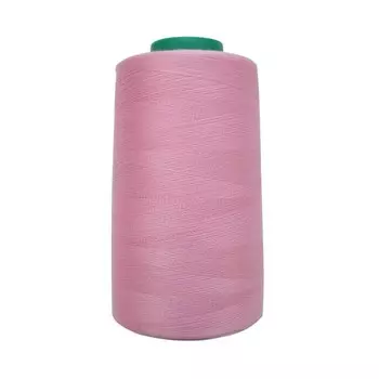 Нитки промышленные 50/2, для тонких тканей, 5000 ярд (293 розово-сиреневый)