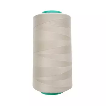 Нитки промышленные 50/2, для тонких тканей, 5000 ярд (173 светлый серый)