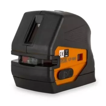Нивелир лазерный RGK LP-106, 2 луча, ± 2 мм, 1/4", до 20 м, с приемником до 50 м