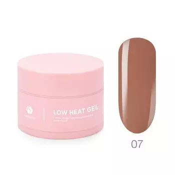 Низкотемпературный однофазный цветной гель Adricoco Low heat, №07 каштановый, 30 мл