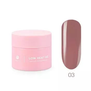 Низкотемпературный однофазный цветной гель Adricoco Low heat, №03 тёплый какао, 15 мл