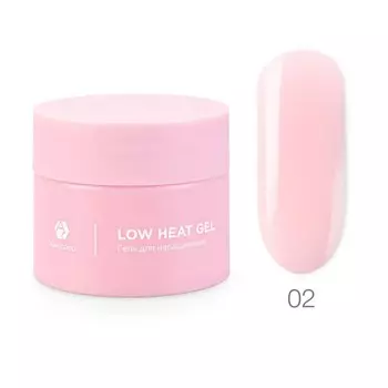 Низкотемпературный однофазный гель Adricoco Low heat, №02 розовое молоко, 50 мл