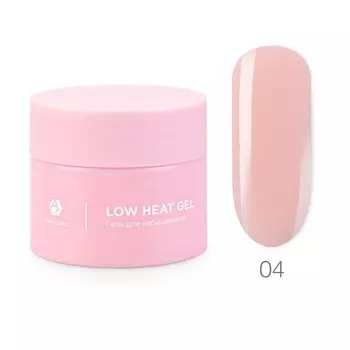 Низкотемпературный однофазный гель Adricoco Low heat, №04 лепесток лотоса, 15 мл