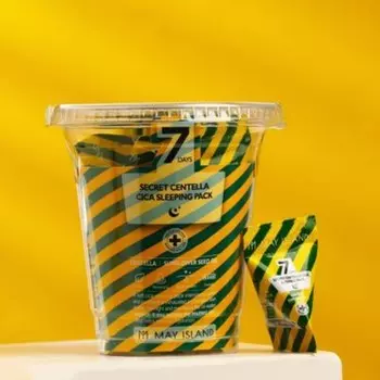 Ночная маска May Island успокаивающая, с центеллой, 12 шт.