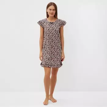 Ночная сорочка женская, цвет бежевый, размер 44