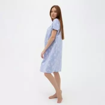 Ночная сорочка женская, цвет голубой, размер 46