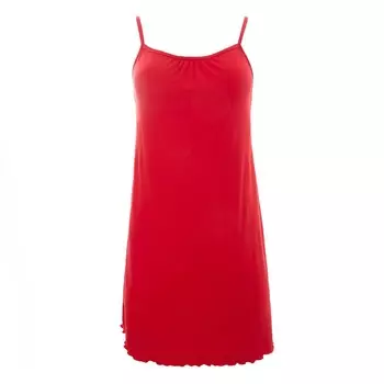 Ночная сорочка женская, цвет красный, размер 44