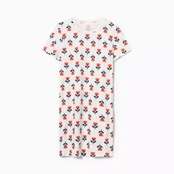 Ночная сорочка женская, цвет молочный, размер 46