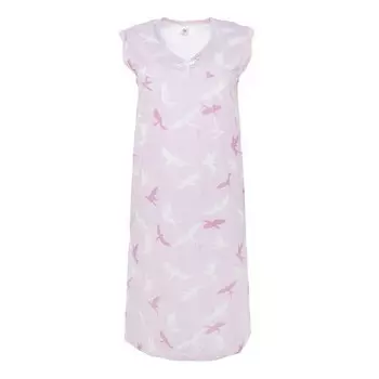 Ночная сорочка женская, цвет сиреневый, размер 46