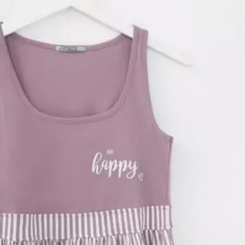 Ночная сорочка женская Хэппи, цвет лиловый, размер 50