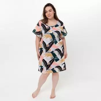 Ночная сорочка женская, мультиколор, размер 56