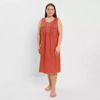 Ночная сорочка женская,терракот, р-р 62