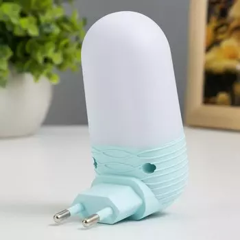 Ночник "Алиса" LED 1Вт голубой 4,5х6,5х9,5 см RISALUX