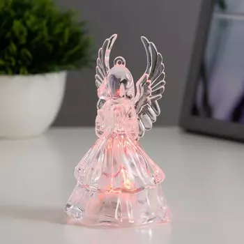 Ночник "Ангелок" LED 1Вт RGB 3хLR44 прозрачный 5,5х6х11см RISALUX
