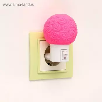 Ночник "Букет" 1Вт МИКС 6,5х5,5х8,5 см RISALUX