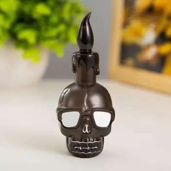 Фигурка светящаяся RISALUX «Череп», LED-ночник, RGB, 3AG10, 5.55.59 см, МИКС