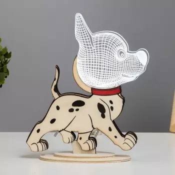 Фигурка светящаяся RISALUX «Далматинец», LED-ночник, USB 17719 см