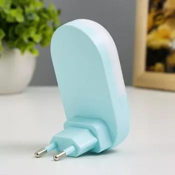 Ночник "Фини" LED 1Вт голубой 4,5х6х9 см RISALUX