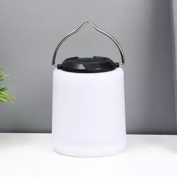 Ночник «Фулли» LED 4 Вт USB АКБ IP65 бело-черный 7.87.89.5 см RISALUX