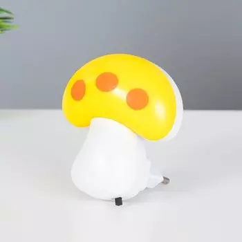 Ночник "Грибок малый" LED от сети 220В МИКС 7,5х7,5х7 см RISALUX