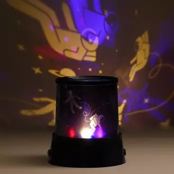 Ночник светильник «Космонавты», 11.710.8 см