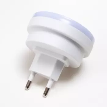 Ночник «Круг» LED реагирует на темноту, белый 6.56.55 см RISALUX