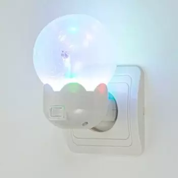 Ночник "Лебедь" LED белый 7х7х11 см RISALUX