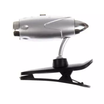 Лампа для чтения на прищепке LED МИКС 5,5х6х1,5 см RISALUX
