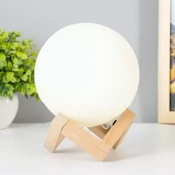 Ночник «Луна» LED USB d.13 см