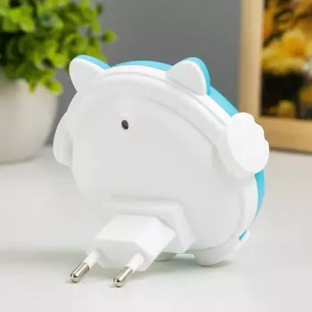 Ночник «Медвежонок» LED 1 Вт синий 869 см RISALUX