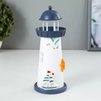 Ночник Морской маяк LED от батареек МИКС 7,5х7,5х17,5 см