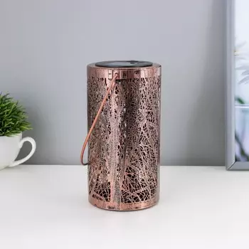 Ночник настольный "Деревья" LED коричневый, 10х10х19см