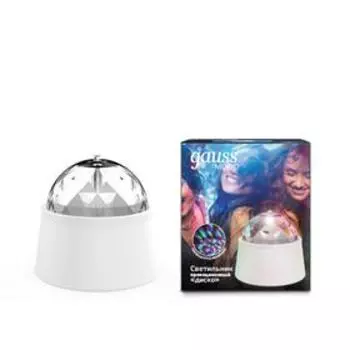 Ночник настольный Диско, 3Вт, цвет белый