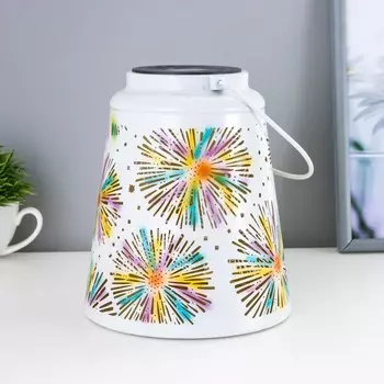 Ночник настольный "Салют" LED коричневый, 16,5х16,5х19см RISALUX