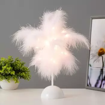 Ночник "Нежность" LED 3Вт от батареек АА розовый 27х27х30 см RISALUX