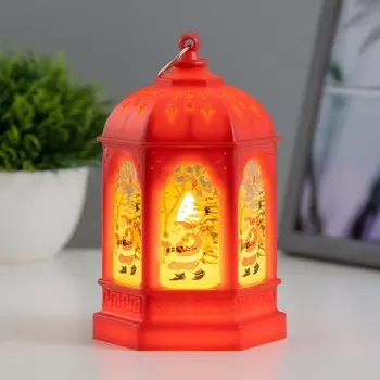 Фигурка светящаяся RISALUX «Огонёк», LED-ночник, 1 Вт, 3AG13, красный, 8.58.513 см
