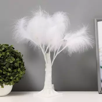 Ночник «Перья» LED белый 171835 см