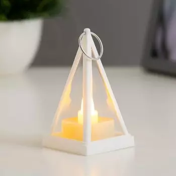 Ночник "Пирамидка" LED 1Вт 3хLR1103 белый 4,5х8х12,5см RISALUX