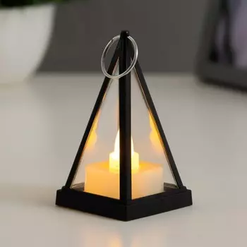 Ночник "Пирамидка" LED 1Вт 3хLR1103 черный 4,5х8х12,5см