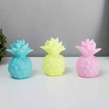 Фигурка светящаяся RISALUX «Ананас», ночник LED1, пластик, 8813 см, МИКС