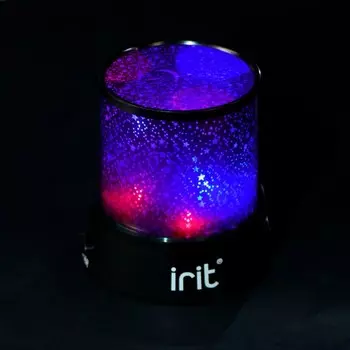 Ночник-проектор Irit IRM-400, "Звездное небо", 3хАА