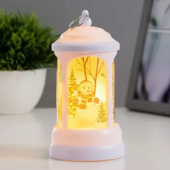 Фигурка светящаяся RISALUX «Рождество», LED-ночник, 1 Вт, 3LR1103, белый, 6.56.512.5 см