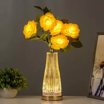 Ночник «Розы» 5хLED 4000К желтый 202050 см RISALUX